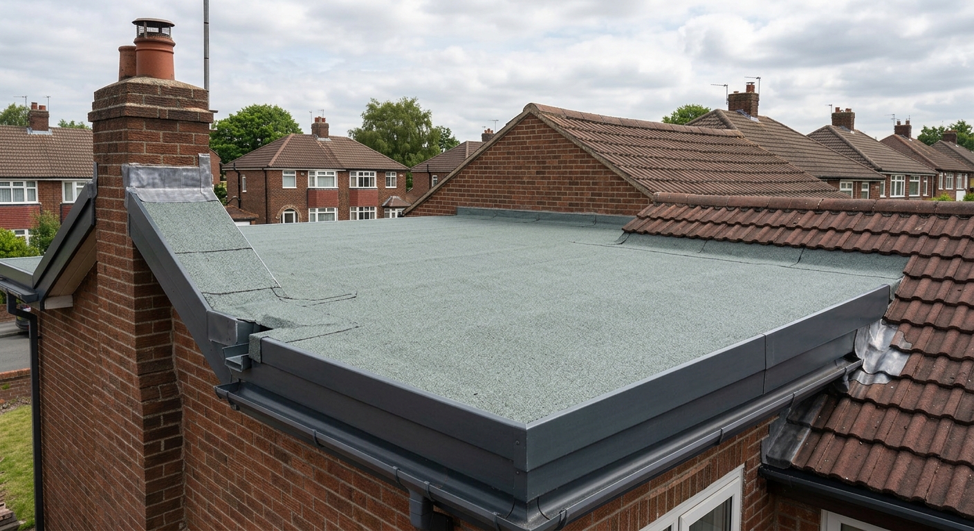 New flat roof installation in Buckinghamshire